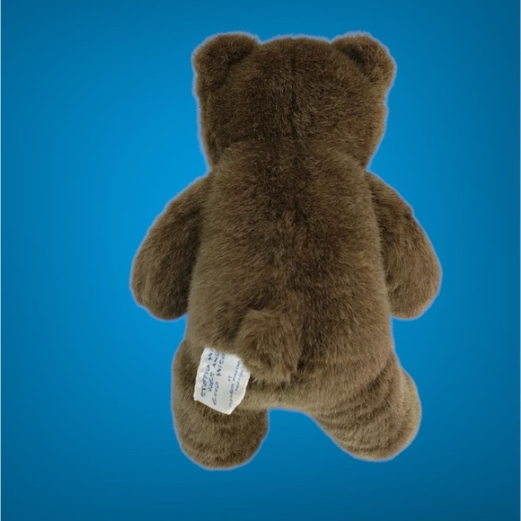 Build A Bear Bundle: BAB Brown Bear, Plush Blue Carrier, BAB shoes & BAB hat - Picture 8 of 16